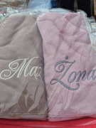 2x Recznik duży  140x70  mąż żona nowe prezent