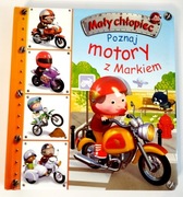 Mały chłopiec Poznaj MOTORY z Markiem - książka dla dzieci