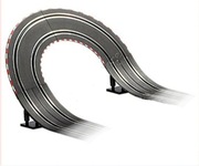 Tor Carrera Go, zakręt powietrzny zwrotny fly over, skala 1:43