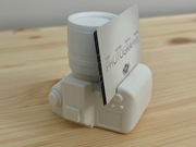 Stojak na wizytówki – aparat fotograficzny | Idealny dla fotografa