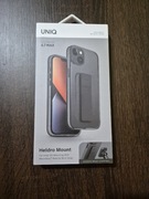 Etui UNIQ Heldro Mount do Apple iPhone 14 Plus/15 Plus czarny/vapour smoke