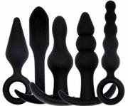 Korek analny butt plug 5 Częściowy Zestaw