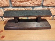 stojak organizer na zegarki biżuterię drewniany