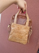 Torebka Sachet Zuzia Górska Skóra licowa beż vintage