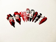 Szponypterodaktyla Handmade tipsy własnoręcznie malowane 