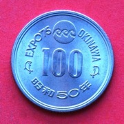 100   Jenów   1975 r    -    Japonia   - EXPO 75    piękny stan !!