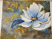 Lilia wodna - akryl na płótnie PREZENT 