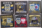 Vlepki ARKA GDYNIA, Cracovia, Lech, KSZO, Gryf Wej, Gwardia Kosz # 105