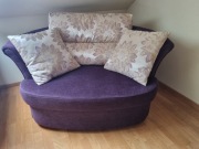 SOFA BUJANA, FOTEL BUJANY OBROTOWY, WYGODNY