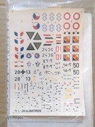 Kalkomania L-39 Albatros  HI-DECAL LINE 1/72