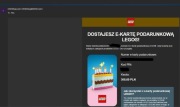 Karta podarunkowa / e-karta LEGO – 300zł