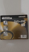 Płyty DVD +RW     4,7GB   4x   sztuk 5