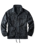 OKAZJA! Męska Kurtka Taktyczna M65 – Black Camo | 100% Bawełna | 3XL