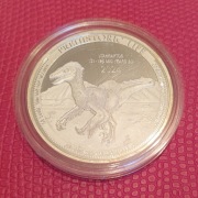 20 Francs Congo Prehistoric Life, Utahraptor 2024 rok. 