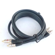Hama kabel połączeniowy Cinch-Cinch przewód stereo 1,5m pozłacane wtyki 