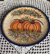 Talerz 19 ceramika bolesławiecka