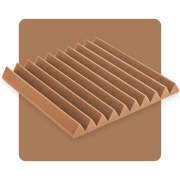 Panele akustyczne KLIN 50X50cm dekoracyjne 5cm BITMAT