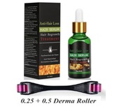 Mezoterapia Igłowa Rolka 540 Igieł Dwustronny + Serum Na Włosy