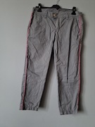 Esprit szare spodnie długość 3/4 40/L 100% bawełna