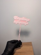 Topper wszystkiego najlepszego personalizowany topper