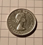 Kanada 10 centów 1964 Srebro