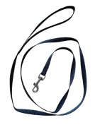 Czarna klasyczna smycz dla małego pieska lub kotka długość 120cm