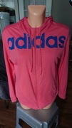 Adidas bluza damska z kapturem zapinana na zamek lekka cienka wiosna lato M