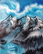 obraz olejny "góry 7"