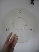 Szklana patera/ taca Ząbkowice