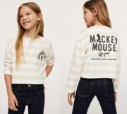 Mango koszulka crop longsleeve Myszka Mickey 13 14 lat 
