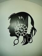 Zegar do salonu fryzjerskiego 40cm