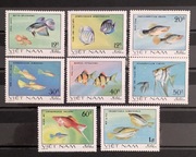 Znaczki - Wietnam 1980 r. Ryby 
