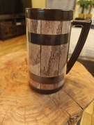 Kufel USA z 1976 roku wzór drewno kubek 