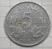 01314 Kanada 5 centów 1932