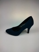 szpilki czółenka zamszowe granatowe Graceland r 36