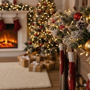 Lampki choinkowe led 20m białe ciepłe