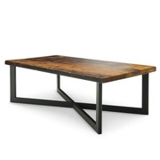 Stolik kawowy stara sosna/dąb/ metal