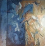 OBRAZ ABSTRAKCJA STRUKTURA 80x80 NOWY