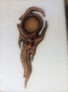 Zegar ścienny ze skóry