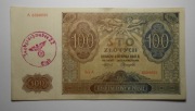 stary banknot 100 zł 1941 rzadki