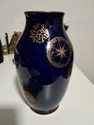 Wazon Rosenthal kobaltowo-złoty. Vintage