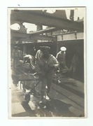 AUSTRO-WĘGIERSKI STATEK , POLA ,KOTOR , PRACE PORZĄDKOWE