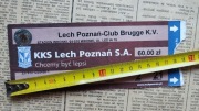 Bilet Lech Poznań Club Brugge 2009 Wronki Liga Europy puchary