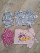 Piżama letnia dziewczęca, jednorożce, Księżnicza - 2 kpl - rozm 86/92