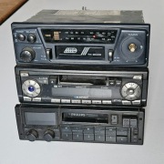 Radio samochodowe na kasety 3szt Retro