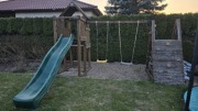 Drewniany Plac Zabaw ze zjeżdżalnią Bibi