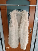 Made in Italy bezrękawnik że sztucznego futerka roz około 40/42