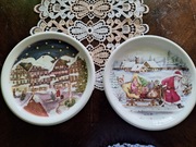 Talerze Boże Narodzenie 2 szt