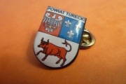 Turek Powiat Herb 2. wersja pin przypinka
