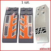 LEGO SKOS 6x2 44126pb017R 44126pb017L szary /8137 44126pb014 srebrny /8647